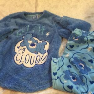 Care Bears Grumpy Bear sleep set 2piece sz s